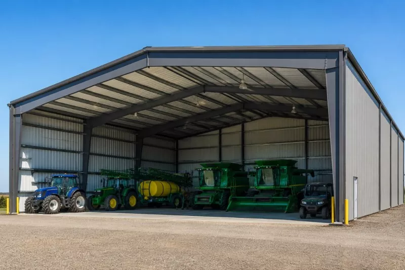 How Can Steel Structure Agricultural Machinery Warehouse Constructions Enhance the Operational Efficiency of Farms?
