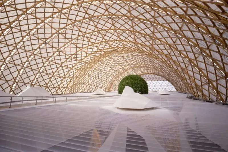 Grid Structure Exhibition Hall Steel Construction