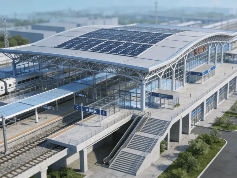 Prefabricated Light Steel Structure Train Station Manufacturer - EIHE