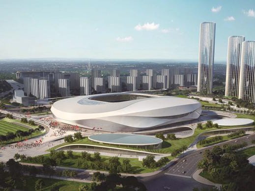 Steel Structure Speed Skating Oval